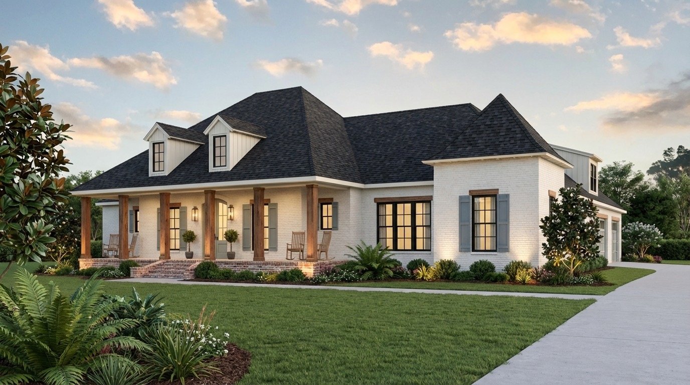 Renovated home exterior in Baton Rouge, LA